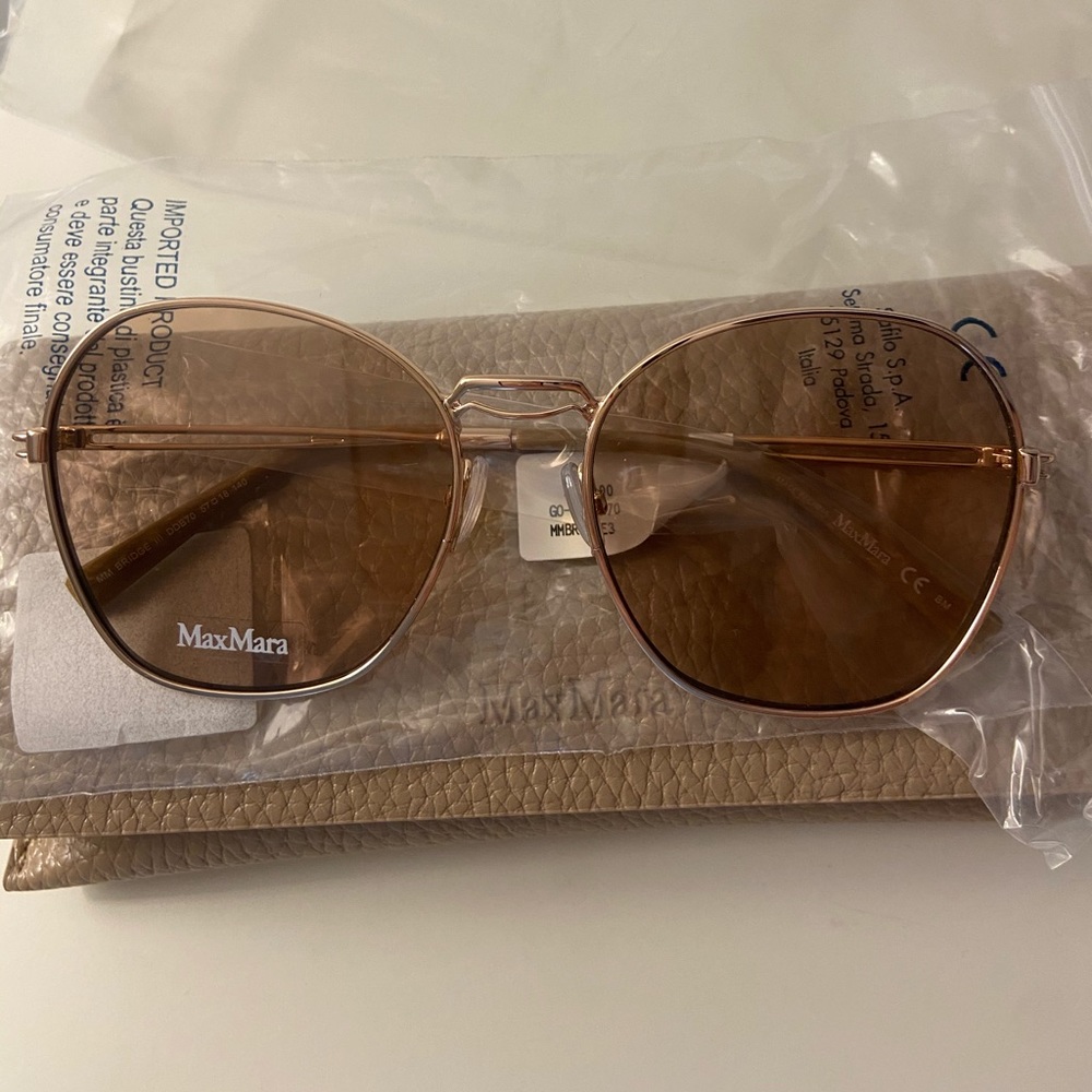 Max Mara 57MM Aviator Sunglasses